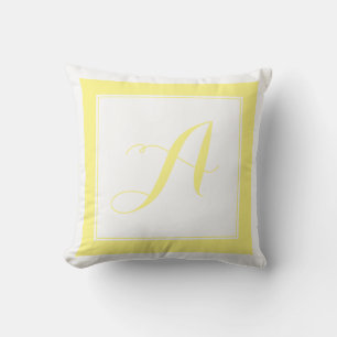 Coussin PixDezines do-it-yourself couleur/Monogramme