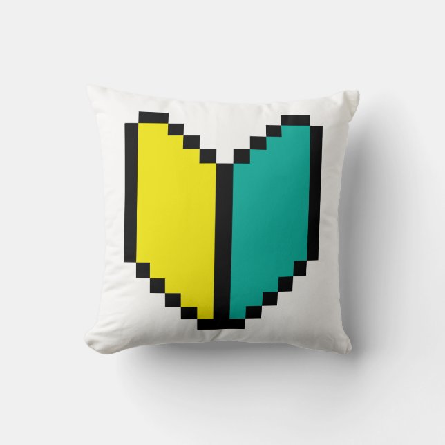 Coussin Pixel 8 bits Wakaba / Mark Shoshinsha (Recto)