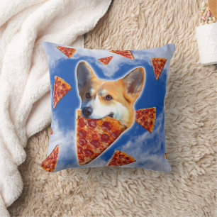 Coussin Pizza de Chien de Corgi