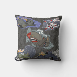 Coussin Places militaires amusantes
