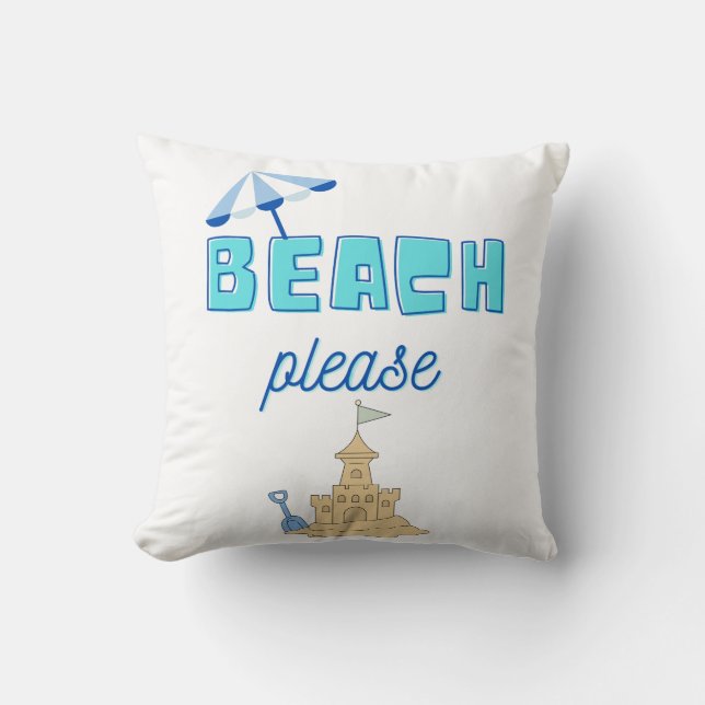 Coussin plage (Recto)