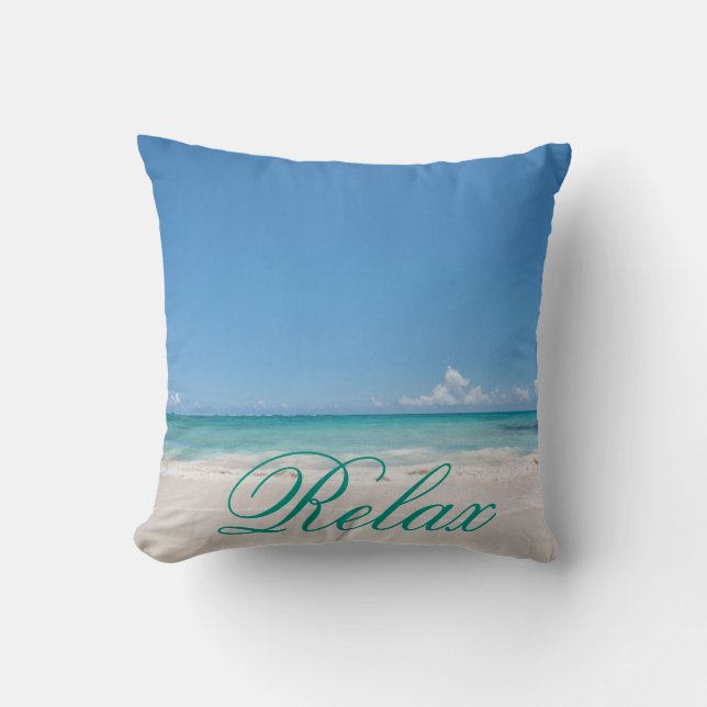 Coussin Plage Backgroud (Recto)