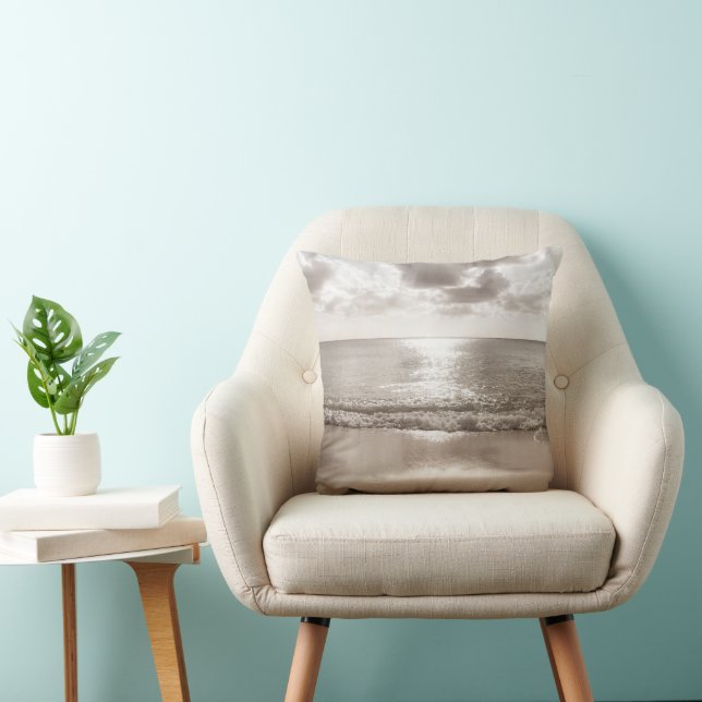 Coussin Plage des Caraïbes Zen Oasis #2 #océan #mur #art (Chaise)