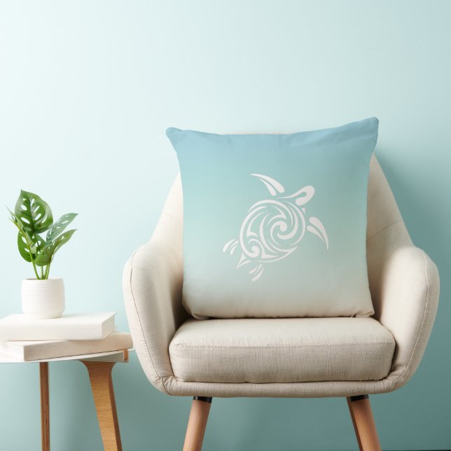 Coussin Plage des Tortues Blanches sur le thème (Chaise)