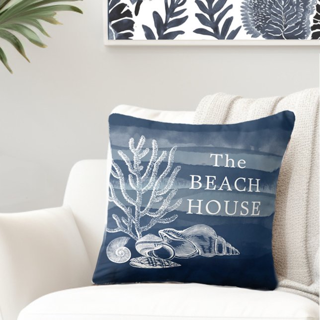 Coussin Plage House Jeu d'oreiller (Elevate Your Décor: Discover our Gorgeous Beach House Throw Pillows by Totally Coast)