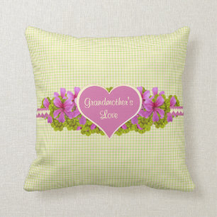 Coussin Plaid de l'amour de la grand-mère