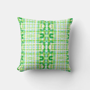 Coussin Plaid Designer Jette L'Oreiller Dans Les Blues Et 