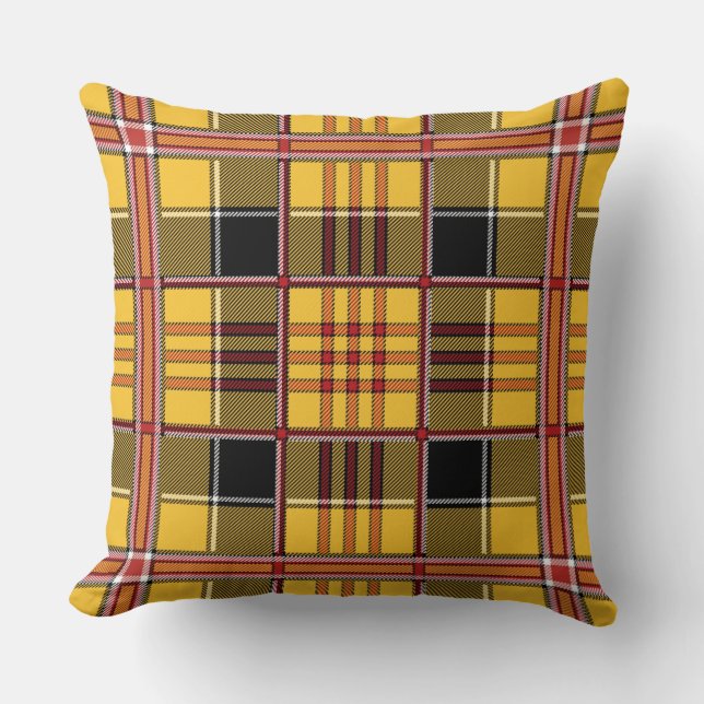 coussin plaid jaune (Recto)