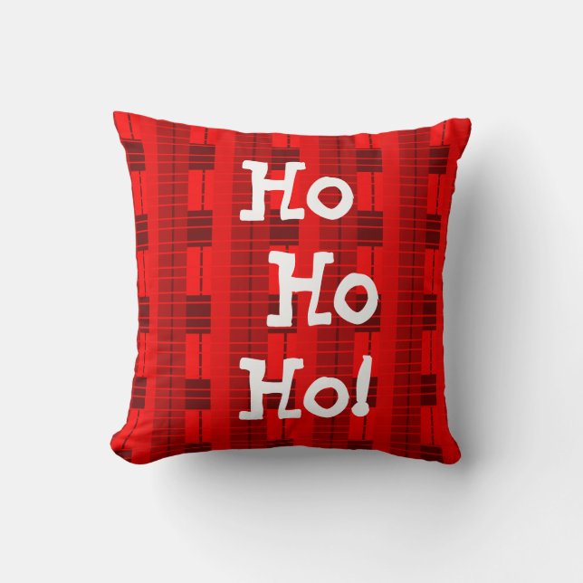 Coussin Plaid rouge (Recto)