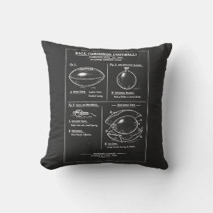 Coussin Plan de football américain
