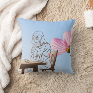 Coussin Plan de lecture et de prière