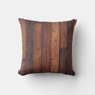 Coussin planches de bois
