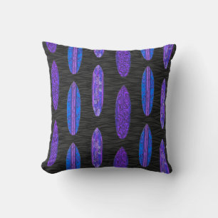 Coussin Planches de surf hawaïennes pour grosses vagues