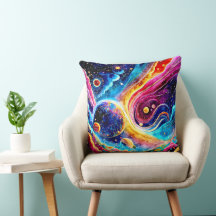 PLANÈTE ÉLÉGANTE COLORÉE DANS L'ESPACE EXTÉRIEUR