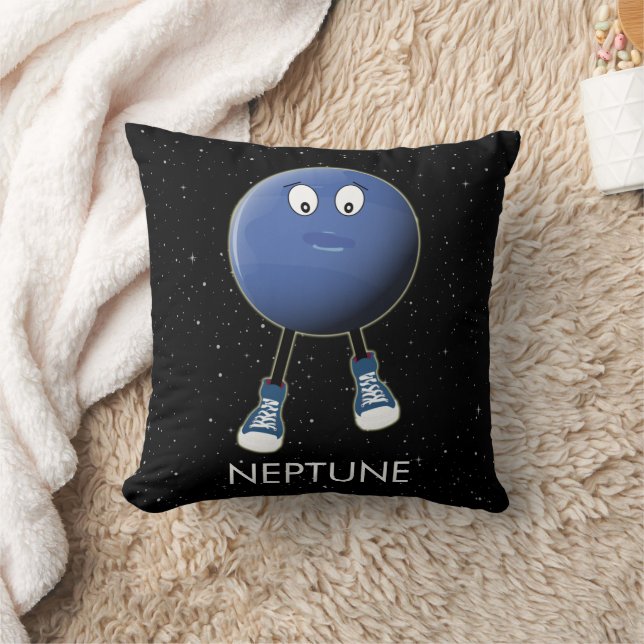 Coussin Planète Neptune & Stars (Couverture)