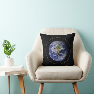 Coussin Planète Terre - Christian Jean 3:16 Jésus Dieu