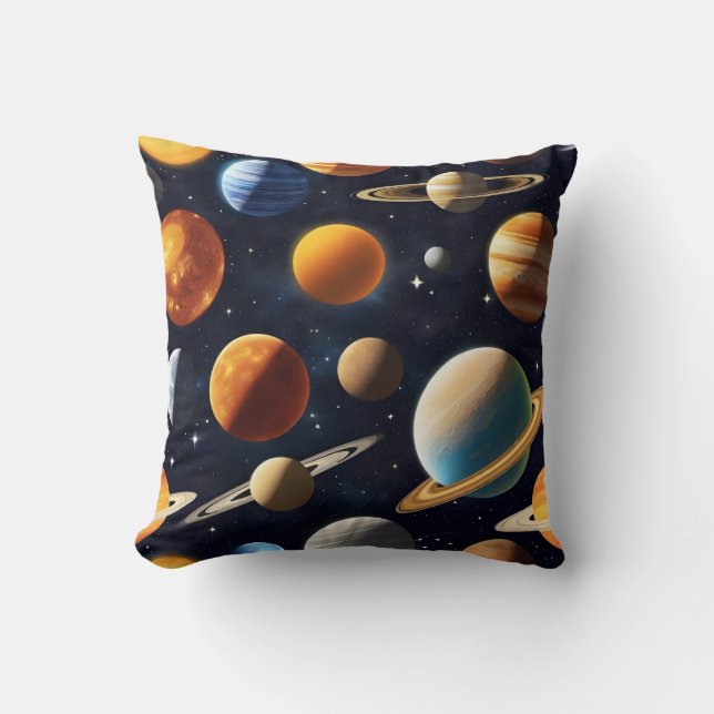 Coussin Planètes spatiales 2 (Recto)