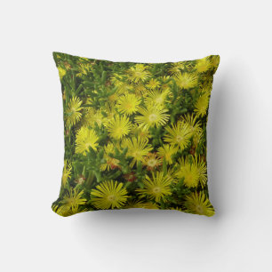 Coussin Plante de glace dorée Fleurs jaunes