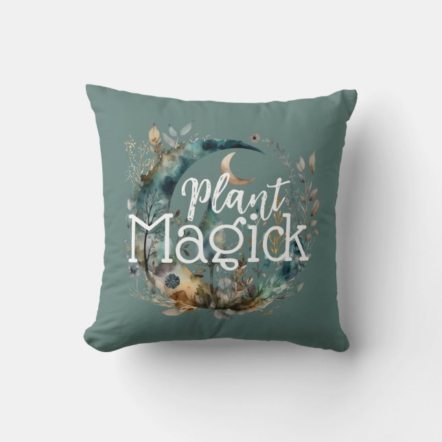 Coussin Plante Magick (Recto)
