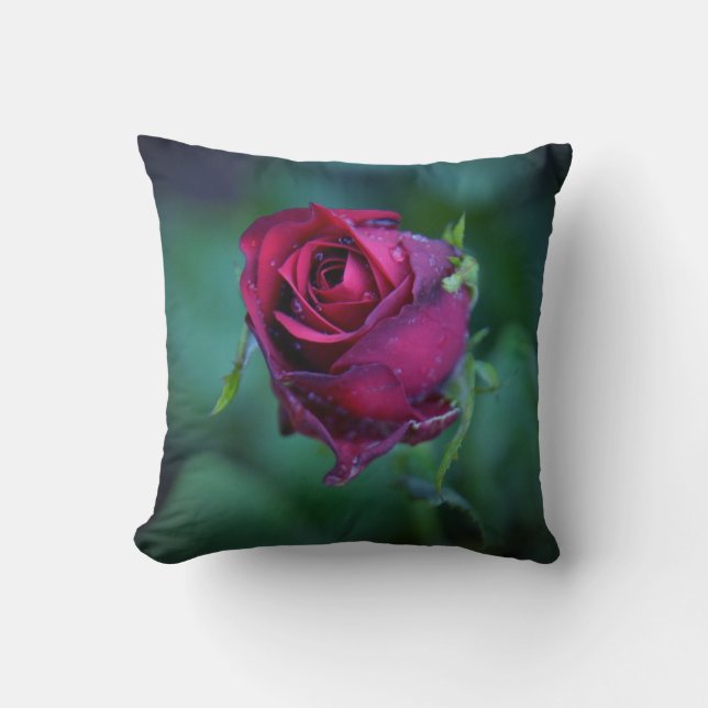 Coussin Plante rose (Recto)
