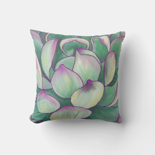 Coussin Plante succulent (Recto)