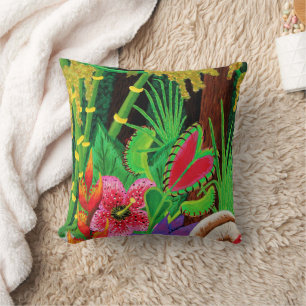 Coussin Plantes de la jungle