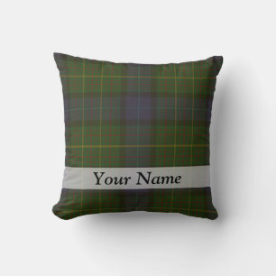 Coussin Plaque écossaise verte