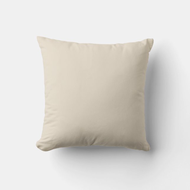 Coussin Plaques de papier teint naturel neutre beige (Recto)
