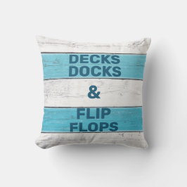 Coussin Plaques Docks et tongs