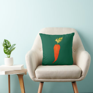 Coussin Playful Watercolor Carrot