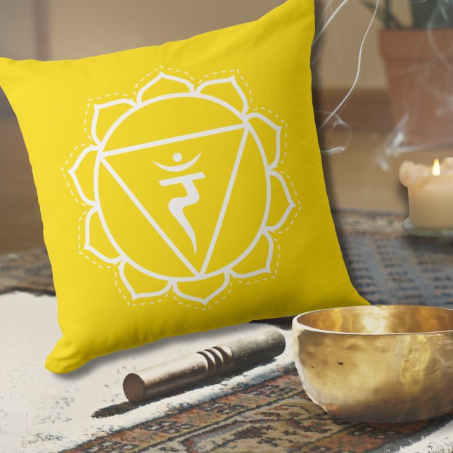 Coussin Plexus solaire Chakra | Manipura | Méditation Jaun (Créateur téléchargé)