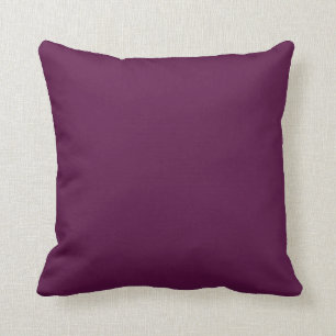 Coussin Plum (couleur solide) 