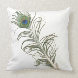 Coussin Plume de paon