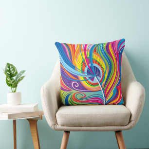 Coussin Plume Vibrante Brise