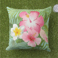 Plumeria Palmier Hibiscus Rose Tropical
