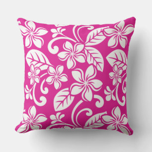 COUSSIN PLUMÉRIE DE L'ÎLE (ROSE CHAUD)