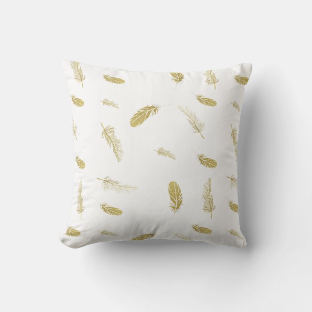 Coussin Plumes d'or (Recto)