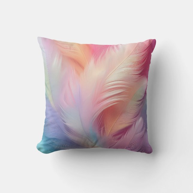 Coussin Plumes pastel (Recto)