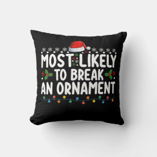 Coussin Plus susceptible de casser un ornement de fêtes de
