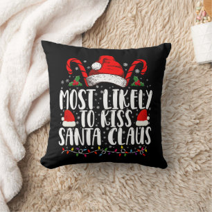 Coussin Plus susceptible d'embrasser le Père Noël Famille 