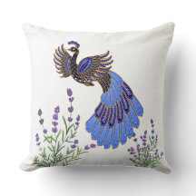 plush bird character pillow