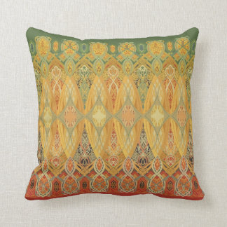 Coussin Pochoir de frise de botte de Louis Sullivan