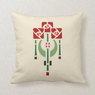 Coussin Pochoir rose de pendentif
