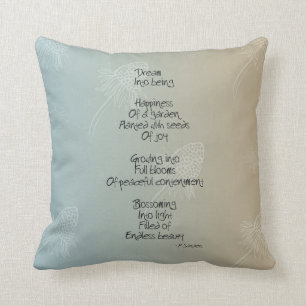 Coussin Poème rêveur