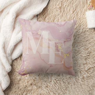 Coussin Poignée de médias sociaux personnalisée en marbre