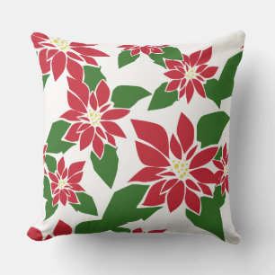 Coussin Poinsettia
