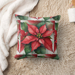 Coussin Poinsettia