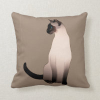 Point de phoque Chat siamois sur Taupe Tan