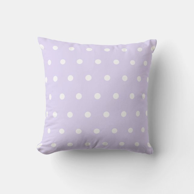 Coussin Point Polka Lavender (Recto)