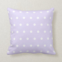 Coussin Point Polka Lavender